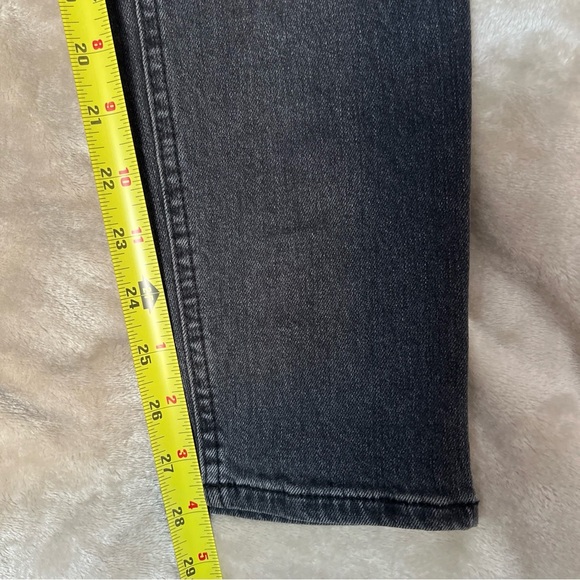 Reformation Jeans Size 28 Gibson Wash Charcoal Gray High Rise Stretch - Picture 11 of 11